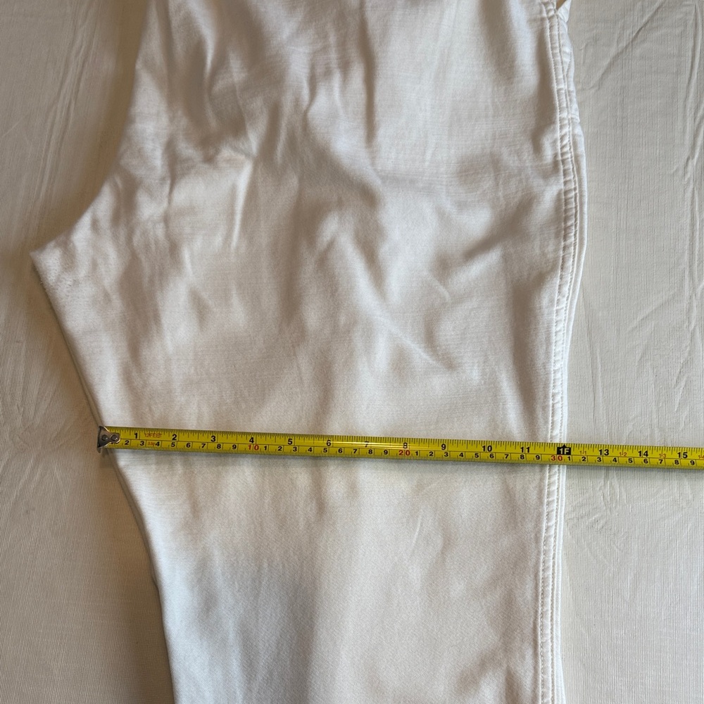 J. Crew Women's Off-White Elastic Waist Drawstring Pants Size XXL - Picture 13 of 14